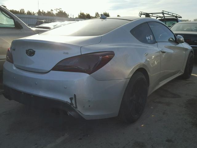 KMHHU6KJ7DU091794 - 2013 HYUNDAI GENESIS CO SILVER photo 4