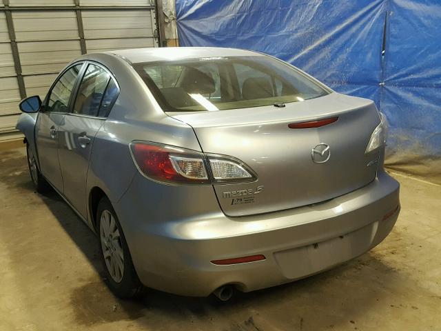 JM1BL1V84C1663056 - 2012 MAZDA 3 I GRAY photo 3