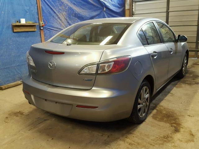 JM1BL1V84C1663056 - 2012 MAZDA 3 I GRAY photo 4