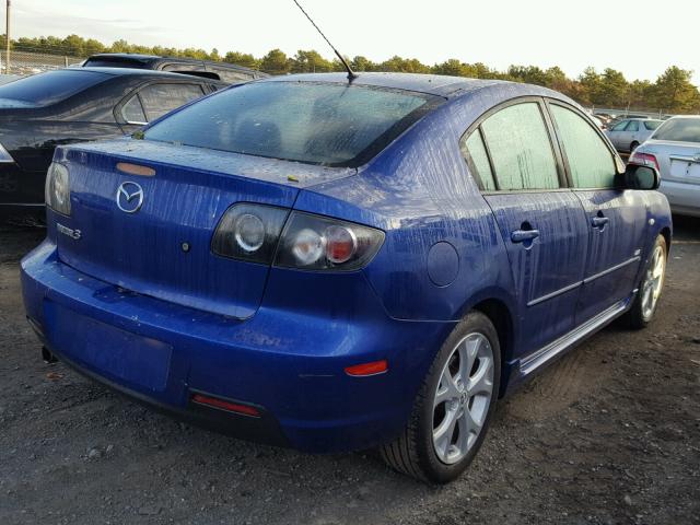 JM1BK323971623763 - 2007 MAZDA 3 S BLUE photo 4