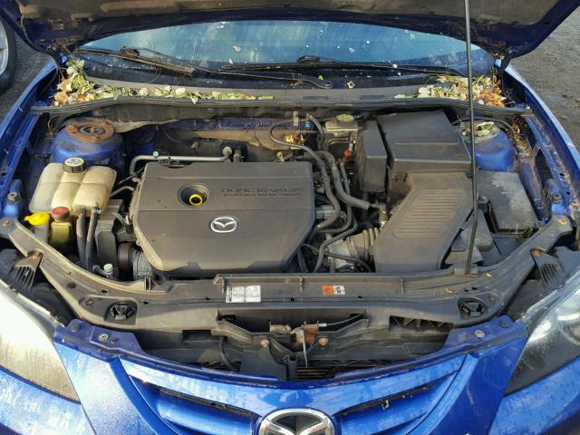 JM1BK323971623763 - 2007 MAZDA 3 S BLUE photo 7