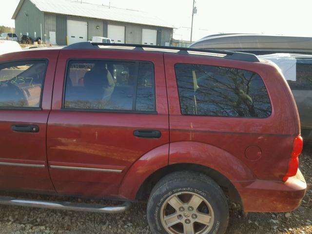 1D8HB48P59F710061 - 2009 DODGE DURANGO SL RED photo 3