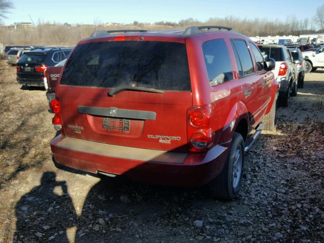 1D8HB48P59F710061 - 2009 DODGE DURANGO SL RED photo 4