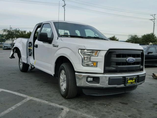 1FTEX1C87GKD17426 - 2016 FORD F150 SUPER WHITE photo 1