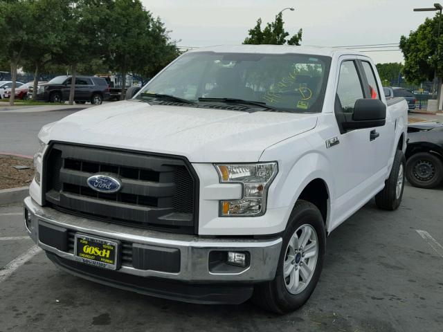 1FTEX1C87GKD17426 - 2016 FORD F150 SUPER WHITE photo 2