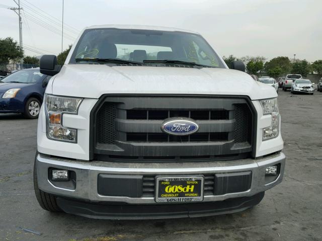 1FTEX1C87GKD17426 - 2016 FORD F150 SUPER WHITE photo 9