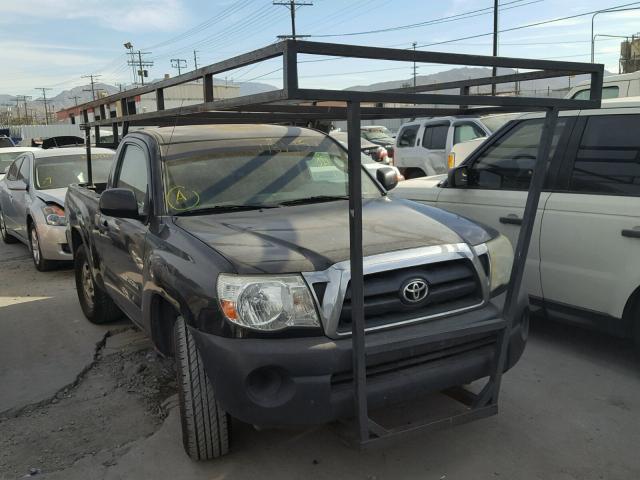 5TENX22N97Z408352 - 2007 TOYOTA TACOMA BLACK photo 1