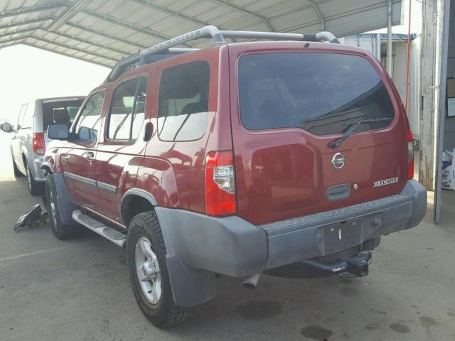 5N1ED28Y64C622134 - 2004 NISSAN XTERRA XE RED photo 3