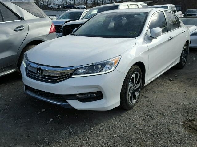 1HGCR2F94HA217286 - 2017 HONDA ACCORD EXL WHITE photo 2