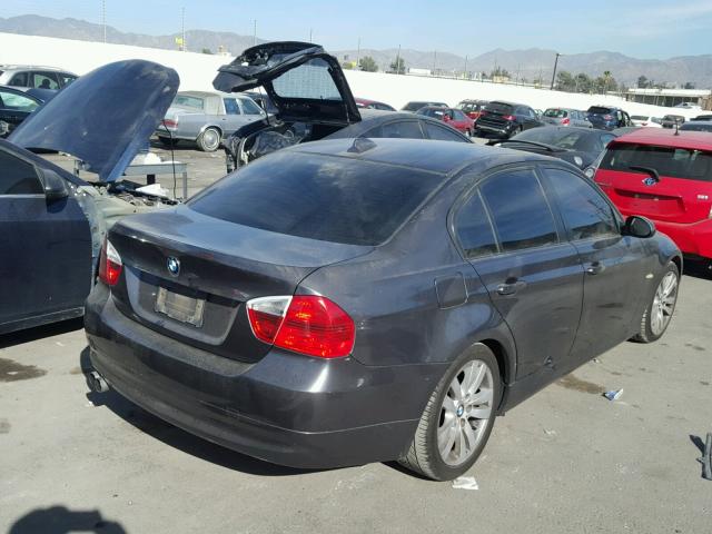 WBAVB13526KX65119 - 2006 BMW 325 I GRAY photo 4