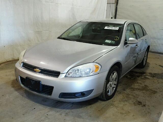 2G1WC58R379334484 - 2007 CHEVROLET IMPALA LT SILVER photo 2