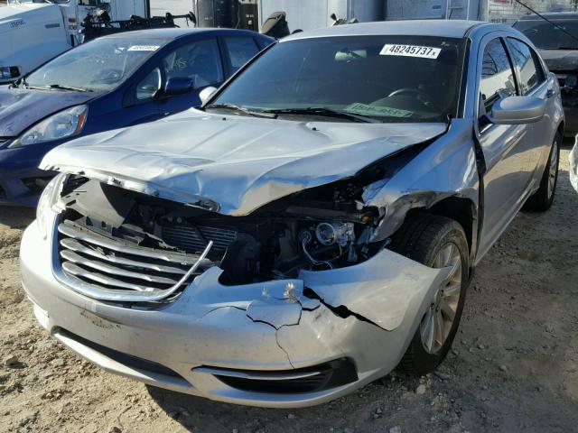 1C3CCBBGXCN131250 - 2012 CHRYSLER 200 TOURIN SILVER photo 2