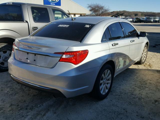 1C3CCBBGXCN131250 - 2012 CHRYSLER 200 TOURIN SILVER photo 4