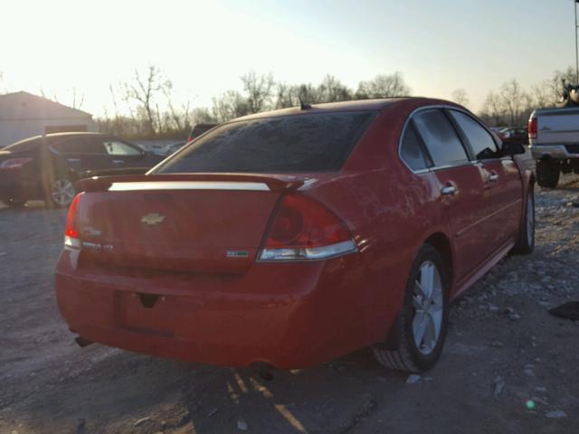 2G1WC5E3XC1164004 - 2012 CHEVROLET IMPALA LTZ RED photo 4