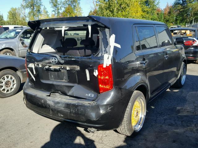 JTLKE50E081009374 - 2008 TOYOTA SCION XB Қара фото 4