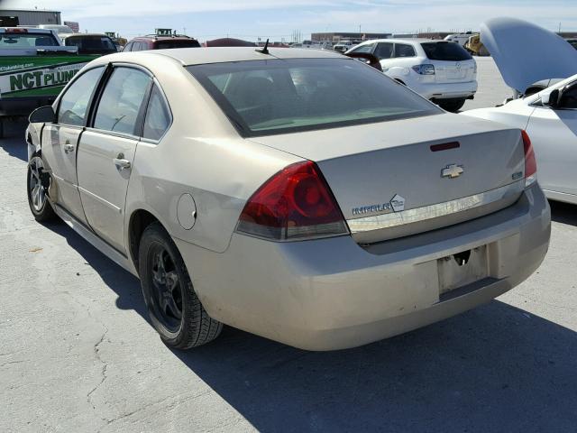 2G1WA5EK0B1299309 - 2011 CHEVROLET IMPALA LS GOLD photo 3