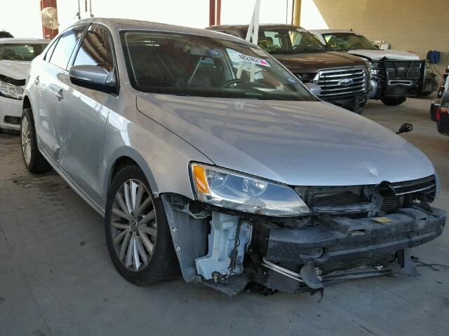 3VWLL7AJXDM358372 - 2013 VOLKSWAGEN JETTA TDI SILVER photo 1