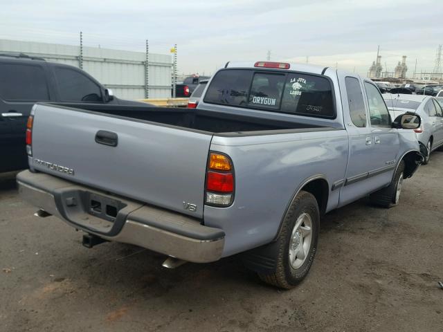 5TBRT3414YS084327 - 2000 TOYOTA TUNDRA ACC SILVER photo 4