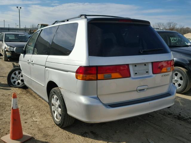 5FNRL18674B057073 - 2004 HONDA ODYSSEY EX SILVER photo 3