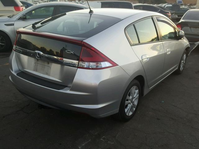 JHMZE2H72CS002717 - 2012 HONDA INSIGHT EX SILVER photo 4