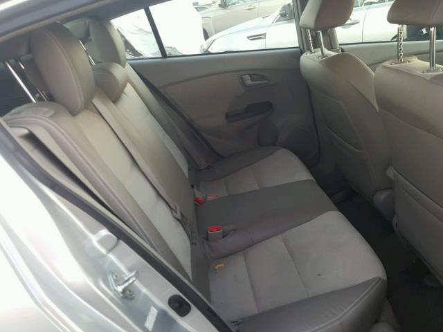 JHMZE2H72CS002717 - 2012 HONDA INSIGHT EX SILVER photo 6