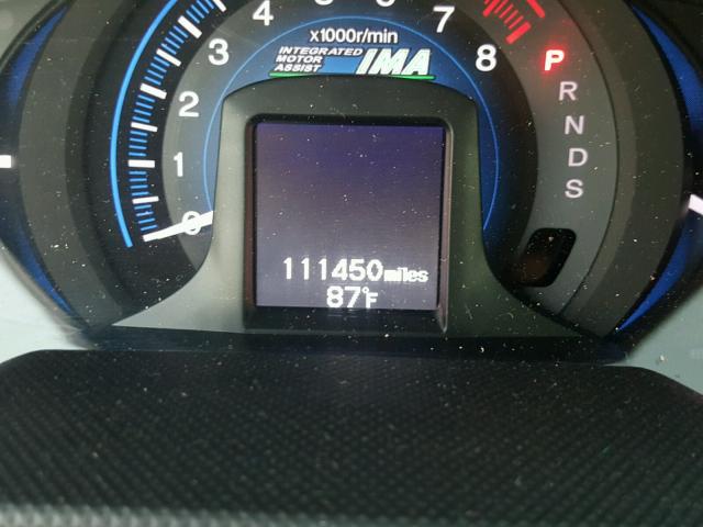 JHMZE2H72CS002717 - 2012 HONDA INSIGHT EX SILVER photo 8