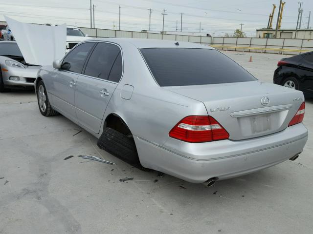 JTHBN36F455021014 - 2005 LEXUS LS 430 GRAY photo 3