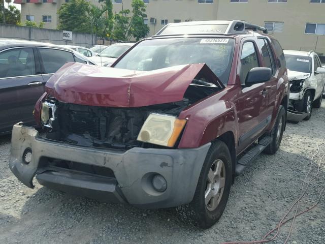 5N1AN08U86C547551 - 2006 NISSAN XTERRA OFF RED photo 2