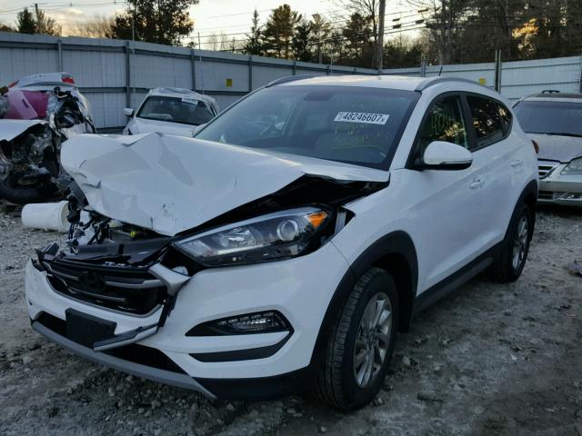 KM8J3CA2XHU319614 - 2017 HYUNDAI TUCSON LIM WHITE photo 2