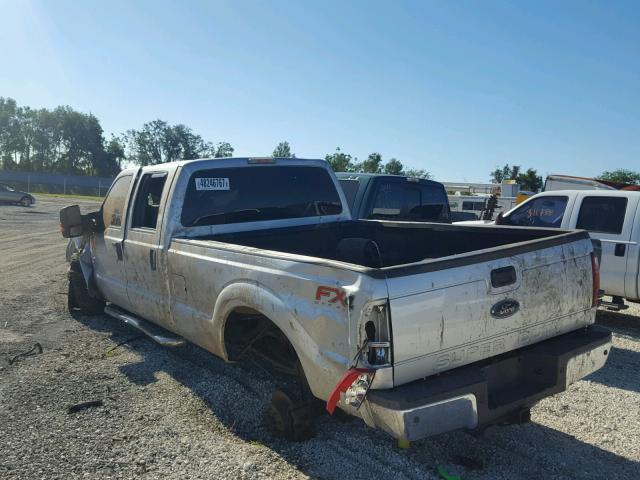 1FT8W3BT7DEA22371 - 2013 FORD F350 SUPER GRAY photo 3