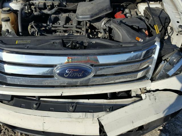 2FMDK48C28BB13780 - 2008 FORD EDGE SEL WHITE photo 7