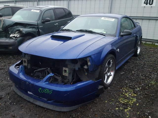 1FAFP42X14F239265 - 2004 FORD MUSTANG GT BLUE photo 2