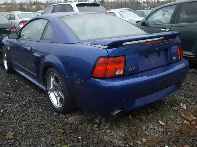 1FAFP42X14F239265 - 2004 FORD MUSTANG GT BLUE photo 3