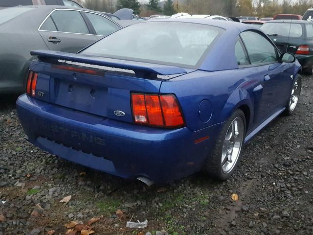 1FAFP42X14F239265 - 2004 FORD MUSTANG GT BLUE photo 4