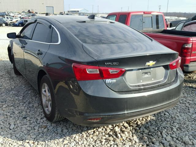 1G1ZB5ST1HF194531 - 2017 CHEVROLET MALIBU LS GRAY photo 3