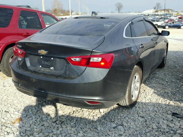 1G1ZB5ST1HF194531 - 2017 CHEVROLET MALIBU LS GRAY photo 4