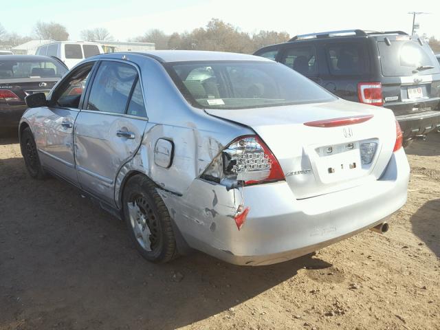 1HGCM56426A128317 - 2006 HONDA ACCORD LX SILVER photo 3