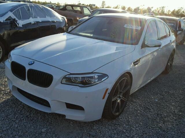 WBSFV9C51ED097693 - 2014 BMW M5 WHITE photo 2