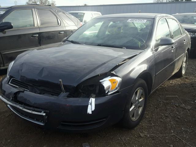 2G1WT58KX89209373 - 2008 CHEVROLET IMPALA LT GRAY photo 2