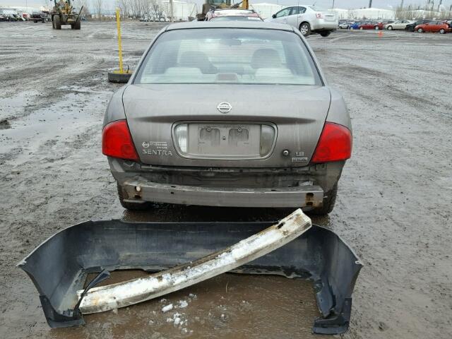 3N1CB51D26L536341 - 2006 NISSAN SENTRA 1.8 BEIGE photo 9