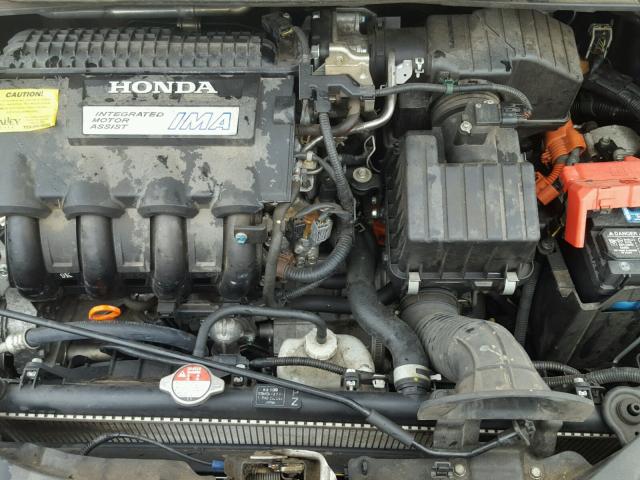 JHMZE2H71AS030053 - 2010 HONDA INSIGHT EX BLACK photo 7