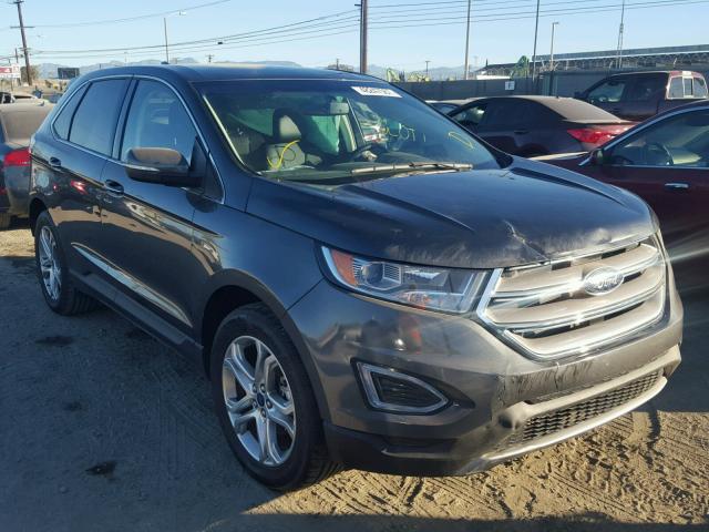 2FMPK3K91HBB11989 - 2017 FORD EDGE TITAN GRAY photo 1