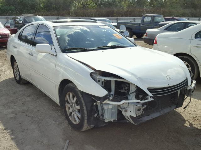 JTHBF30G330120044 - 2003 LEXUS ES 300 WHITE photo 1