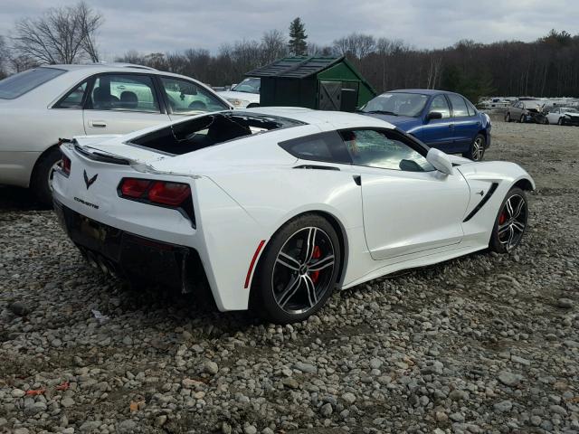 1G1YD2D7XH5104979 - 2017 CHEVROLET CORVETTE S WHITE photo 4