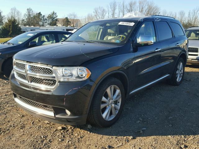 1D4SE4GT4BC594940 - 2011 DODGE DURANGO CR BLACK photo 2