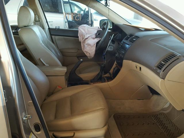 1HGCM55864A013222 - 2004 HONDA ACCORD GOLD photo 5