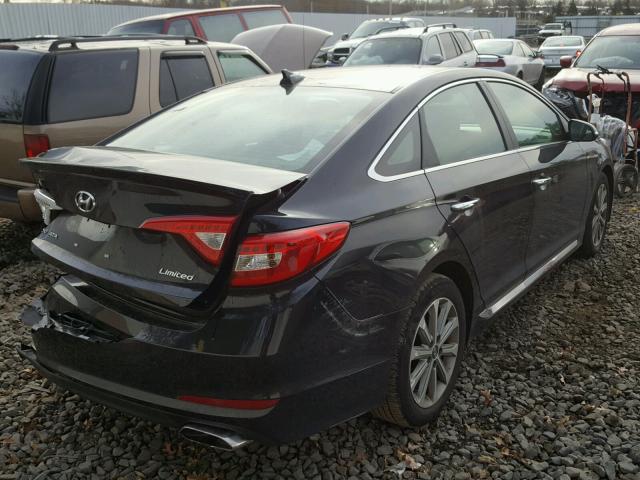 5NPE34AFXGH421373 - 2016 HYUNDAI SONATA SPO BLACK photo 4