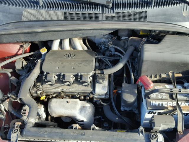 4T3ZF13C3YU222623 - 2000 TOYOTA SIENNA LE RED photo 7