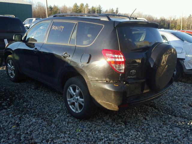 2T3BF4DVXBW126384 - 2011 TOYOTA RAV4 BLACK photo 3