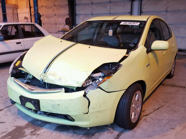 JTDKB20UX97886687 - 2009 TOYOTA PRIUS YELLOW photo 2